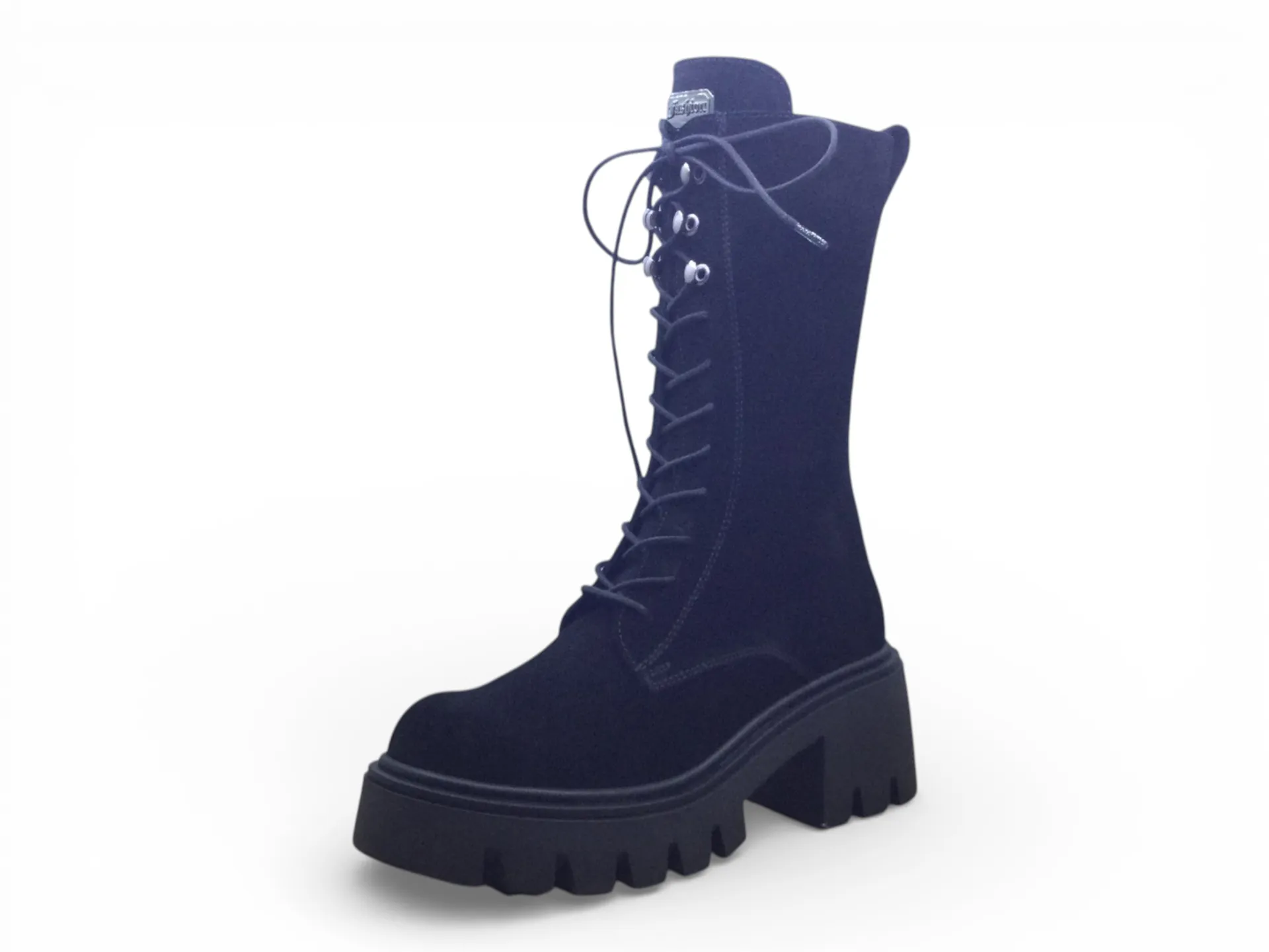Yussi Black Suede Boots