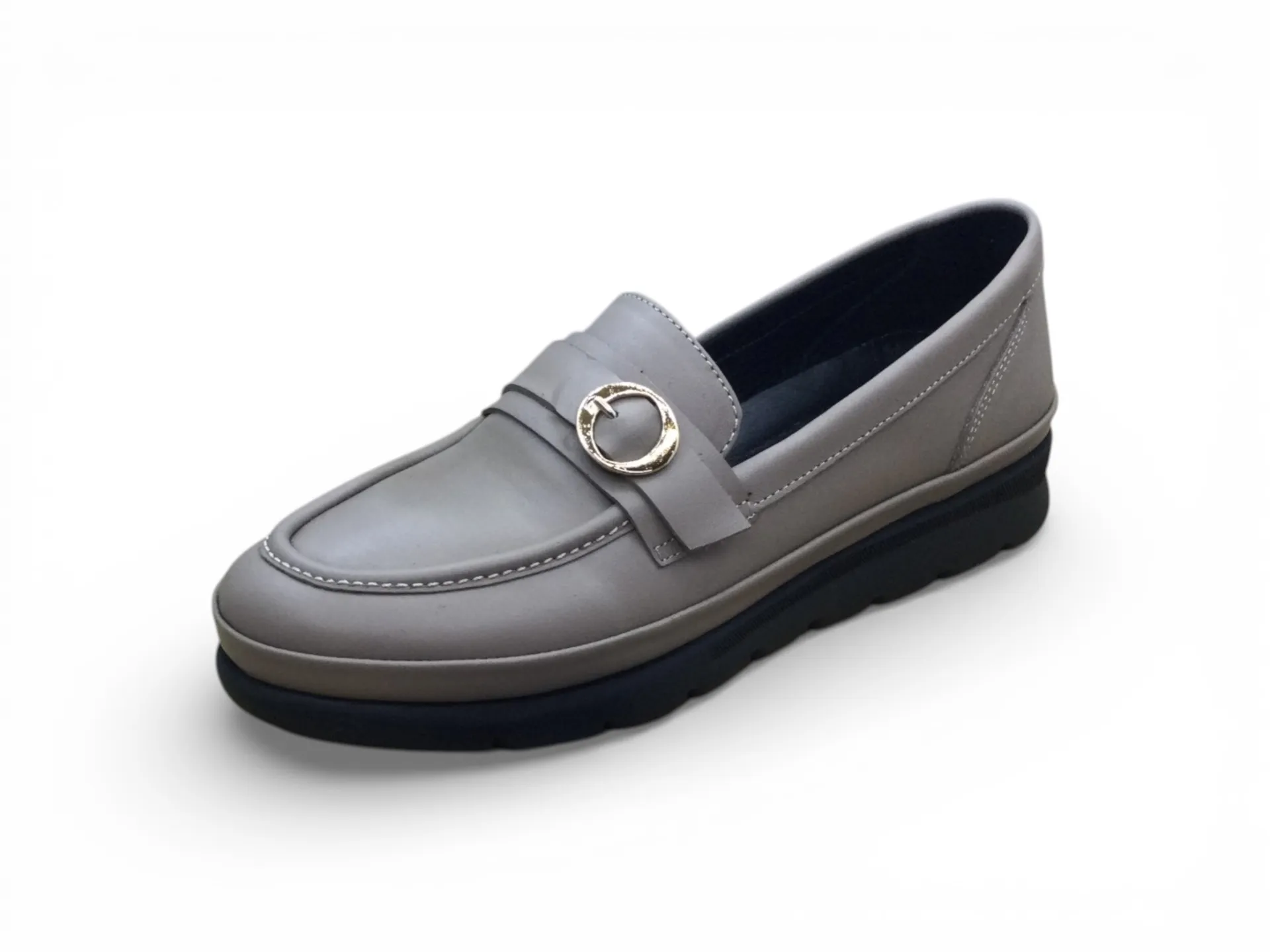 Yussi Cream Leather Shoes